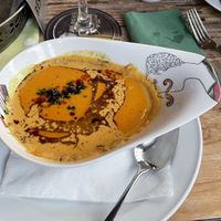 Ginger soup at Strandhalle in Binz