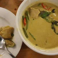 Vegan Thai Curry with Okara at Lily's Maxim in Basel