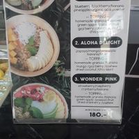 Smoothie Bowl Menu at Coco Mango in Koh Chang