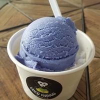 Butterfly Pea Coconut Ice Cream at Coco Mango in Koh Chang