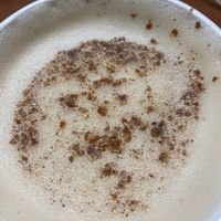 Chai Latte with oat milk at The Heart Cafe in Bragg Creek