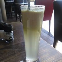 Freshly squeezed apple juice at Licorish Bistro in Johannesburg