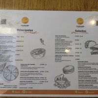 Menú at Coconaranja in Buenos Aires