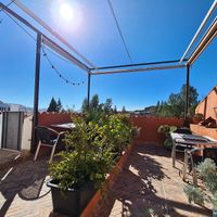 Patio at Biocreperia RiscoCaido in Gran Canaria
