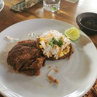 Waited 45mins for 3x tiny, raw pancakes (no bites taken, just made a cut in the pancake) at Bali Buda in Ubud