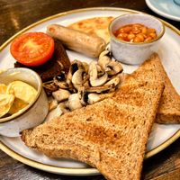 Vegan breakfast at The Ceilidh Place in Ullapool