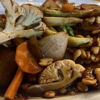 Szechuan Vegetables  at House of Ginger in Uvita