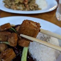 The tofu was so good! General t'sos at House of Ginger in Uvita