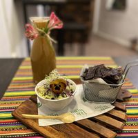   at Vida Vegan Bistro in Cusco