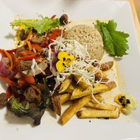 Salteado de carne   at Vida Vegan Bistro in Cusco