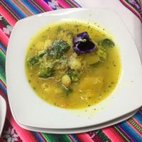 Quinoa Soup at Vida Vegan Bistro in Cusco