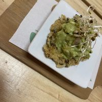 Free starter- really good  at Vida Vegan Bistro in Cusco