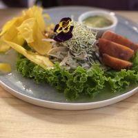 Other salad with gazpscho  at Vida Vegan Bistro in Cusco