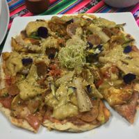 pizza  at Vida Vegan Bistro in Cusco