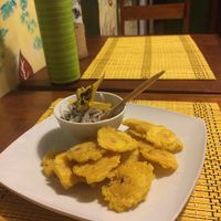 Petacones at Vida Vegan Bistro in Cusco