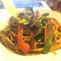 Thai Curry Pasta at Vida Vegan Bistro in Cusco
