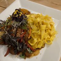 Pasta Huancaina   at Vida Vegan Bistro in Cusco