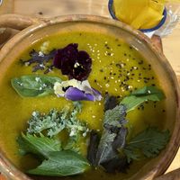 Sopa de vegetales   at Vida Vegan Bistro in Cusco