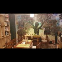 seating area at Vida Vegan Bistro in Cusco