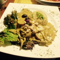 delicious!  at Vida Vegan Bistro in Cusco