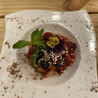 Mousse  at Vida Vegan Bistro in Cusco