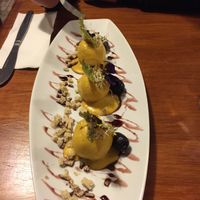 Papa a la huancaina  at Vida Vegan Bistro in Cusco