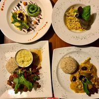 4 amazing meals!  at Vida Vegan Bistro in Cusco