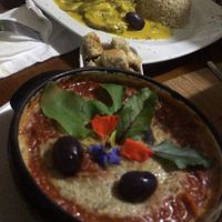 Lasagna  at Vida Vegan Bistro in Cusco