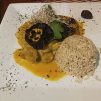 
Ají de champiñones y setas at Vida Vegan Bistro in Cusco