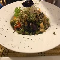 Quinoa dish at Vida Vegan Bistro in Cusco