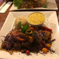 Traditional Peruvian dish 1 at Vida Vegan Bistro in Cusco