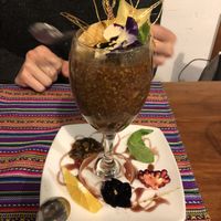 Quinoa rice pudding  at Vida Vegan Bistro in Cusco