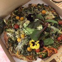 Vegan pizza for takeaway! Amazing!! at Vida Vegan Bistro in Cusco