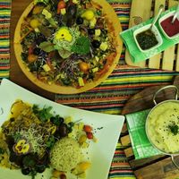 . at Vida Vegan Bistro in Cusco