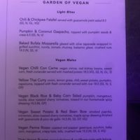 Menu as of 25/08/2022  at Naar RestoBar in St Julians