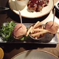 Vegan mini burgers at Naar RestoBar in St Julians