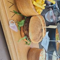 Vegan burger, wouldn't recommend. at Naar RestoBar in St Julians