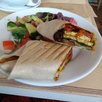 Breakfast burrito  at Larder in Brighton