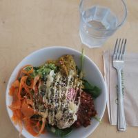 Buddha bowl at Larder in Brighton