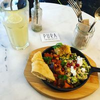 Lunch menu (changing weekly)  at Pura in Luzern