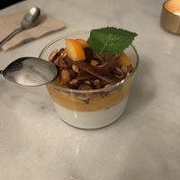 Panna cotta with persimmon. Heaven   at Pura in Luzern