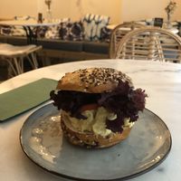 no chicken curry sandwich  at Pura in Luzern