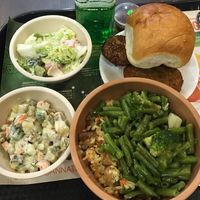 Vegan Restaurant. This was 700 Rubbles, ca. 10€ . Awesome taste, loads of selections. Healthy Fresh. All above was Vegan at Jagannath - Prospect Mira in Moscow