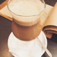 Cacao with coconut milk at Ugol in Moscow