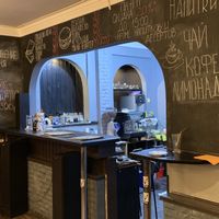 interior counter at Ugol in Moscow