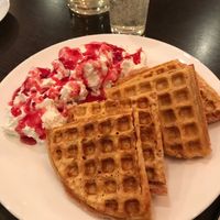 Waffles at Ugol in Moscow