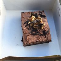 Vegan brownie  at A Tad Whimsy in Hobart