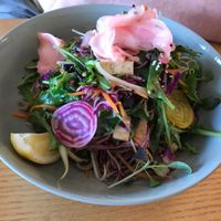 Vegan noodle dish  at Comes and Goes in Lower Hutt