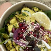 Bowl aux saveurs levantines (sans oeuf)  at Le Mango Tree in Soorts-hossegor