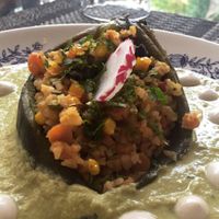 Delicious Chile Poblano at Machima in Ajijic